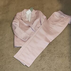 Beautiful Blush Colored Pant Suit Set